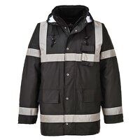 Portwest Iona Lite Traffic Jacket (Black / M ...