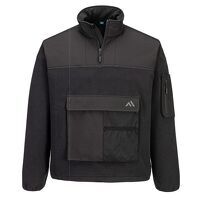 Portwest KX3 1/4 Zip Fleece (Black / L / R)