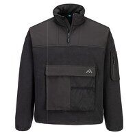 Portwest KX3 1/4 Zip Fleece (Black / M / R)