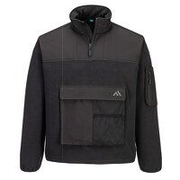 Portwest KX3 1/4 Zip Fleece (Black / XXL / R)