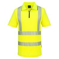 Portwest KX3 Sport Hi-Vis Zip Short Sleeved P...