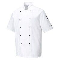 Portwest Kent Chefs Jacket S/S (White / M / R...