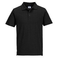 Portwest Lightweight Jersey Polo Shirt (48 in a box) (Black / XXL / R)