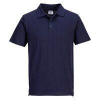 Portwest Lightweight Jersey Polo Shirt (48 in a box) (Navy / 5XL / R)