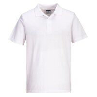 Portwest Lightweight Jersey Polo Shirt (48 in a box) (White / M / R)