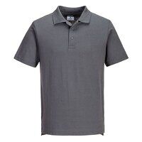 Portwest Lightweight Jersey Polo Shirt (48 in a box) (Zoom Grey / 5XL / R)