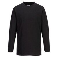 Portwest Long Sleeve T-Shirt (Black / L / R)
