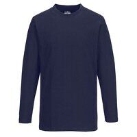 Portwest Long Sleeve T-Shirt (Navy / L / R)