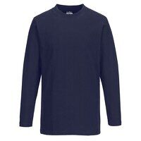 Portwest Long Sleeve T-Shirt (Navy / S / R)
