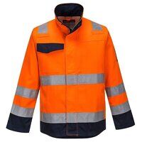Portwest Modaflame RIS Orange/Navy Jacket (Or...