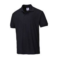Portwest Naples Polo-Shirt (Black / XXXL / Re...