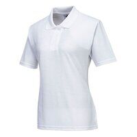 Portwest Naples Womens Polo Shirt (White / S ...