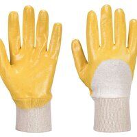 Portwest Nitrile Light Knitwrist (Yellow / S ...