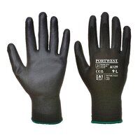 Portwest PU Palm Glove - Carton (480 Pairs) (Black / S / R)