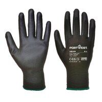 Portwest PU Palm Glove (288 Pairs) (Black / M...