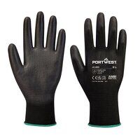 Portwest PU Palm Glove (Black / M / R)