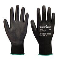 Portwest PU Palm Glove (Black / S / R)