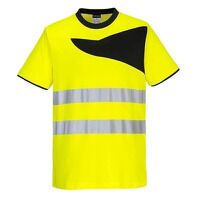 Portwest PW2 Hi-Vis Cotton Comfort Short Slee...