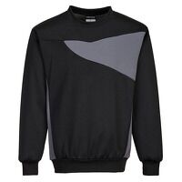 Portwest PW2 Sweatshirt (Black/Zoom Grey / XX...