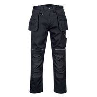 Portwest PW3 Cotton Work Holster Trousers (Black / 36 / R)
