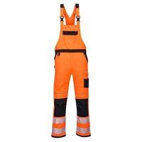 Portwest PW3 Hi-Vis Bib and Brace (Orange/Bla...