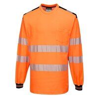 Portwest PW3 Hi-Vis Cotton Comfort Long Sleev...