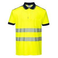 Portwest PW3 Hi-Vis Cotton Comfort Short Slee...