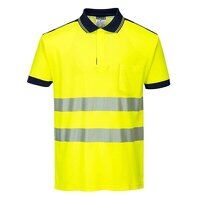 Portwest PW3 Hi-Vis Cotton Comfort Short Slee...