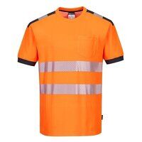 Portwest PW3 Hi-Vis Cotton Comfort Short Slee...