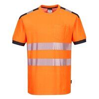 Portwest PW3 Hi-Vis Cotton Comfort Short Slee...