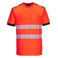 Portwest PW3 Hi-Vis Cotton Comfort Short Slee...