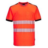 Portwest PW3 Hi-Vis Cotton Comfort Short Slee...