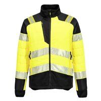 Portwest PW3 Hi-Vis Hybrid Baffle Jacket (Yel...