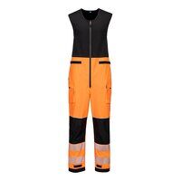 Portwest PW3 Hi-Vis Rain Salopette (3L) (Oran...