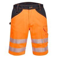 Portwest PW3 Hi-Vis Shorts (Orange/Black / 36 / R)