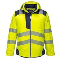 Portwest PW3 Hi-Vis Winter Jacket (Yellow/Nav...