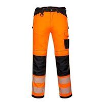 Portwest PW3 Hi-Vis Work Trousers (Orange/Bla...