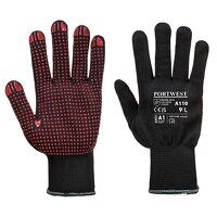 Portwest Polka Dot Glove (Black / M / R)