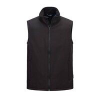 Portwest Print and Promo Softshell Gilet (2L) (Black / 4XL / R)