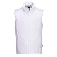 Portwest Print and Promo Softshell Gilet (2 Layers) (White / XXL / Regular Fit)