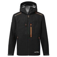 Portwest Shell Rain Jacket (Black / XS / Regu...
