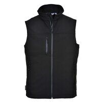 Portwest Softshell Gilet (3 Layers) (Black / ...