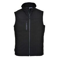 Portwest Softshell Gilet (3 Layers) (Black / ...