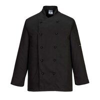 Portwest Somerset Chefs Jacket L/S (Black / X...