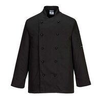 Portwest Somerset Chefs Jacket L/S (Black / X...