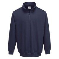 Portwest Sorrento Zip Neck Sweatshirt (Navy / L / R)
