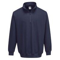 Portwest Sorrento Zip Neck Sweatshirt (Navy / XXL / R)