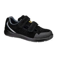 Portwest Steel Cow Suede Sandal S1P ESD SR FO (Black / 46 / R)
