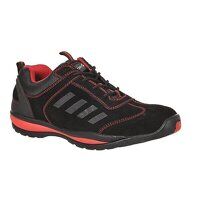 Portwest Steelite Lusum Safety Trainers S1P HRO (Red / 38 / Regular Fit)