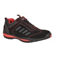 Portwest Steelite Lusum Safety Trainers S1P HRO (Red / 41 / Regular Fit)